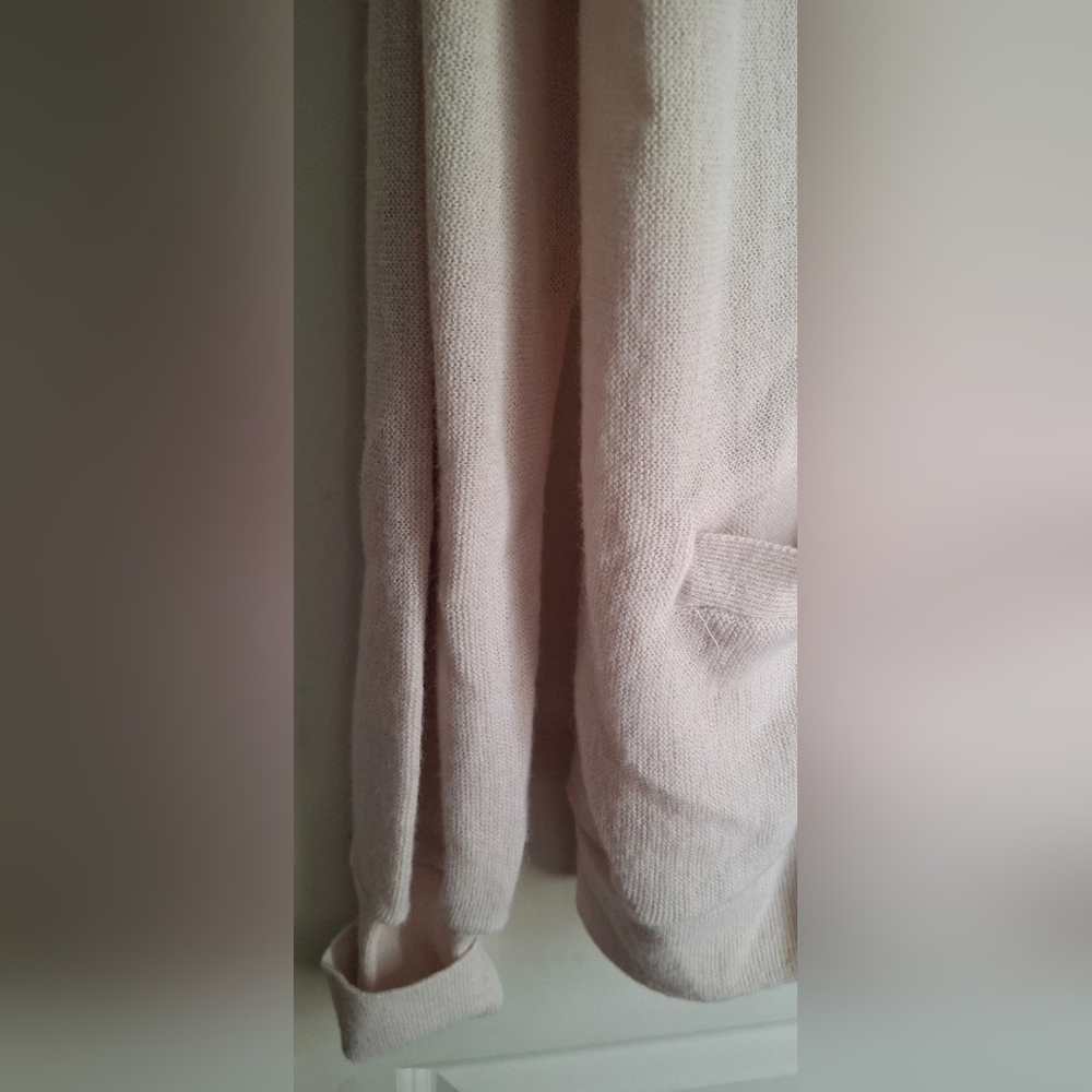 The Fox CollectionKint Cream Button-Up Cardigan knit cardigan XL(46)orlon Acrili - Picture 8 of 10